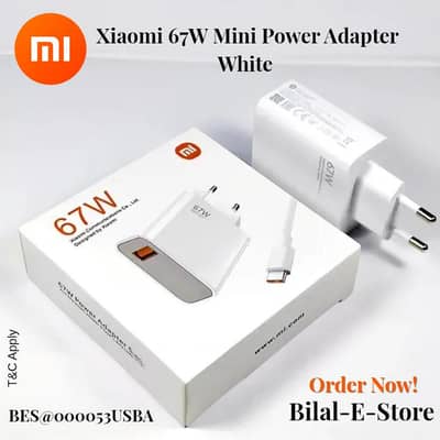 Xiaomi 67W Mini Power Adapter White