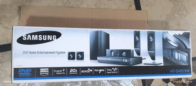 SAMSUNG HOME THEATER BOX PACK LIKE NEW