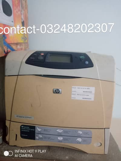 HP laser jet printer 4250 medel
