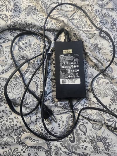 Used Genuine Dell 130W Laptop Charger (Repaired Cable)