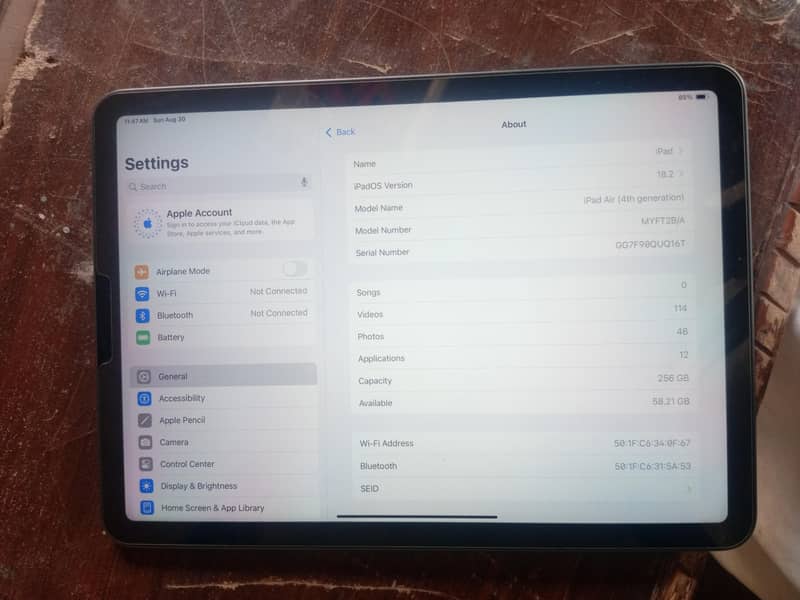 Ipad air 4th generation 1