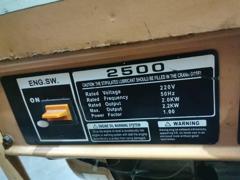 2.5KVA Generator 0