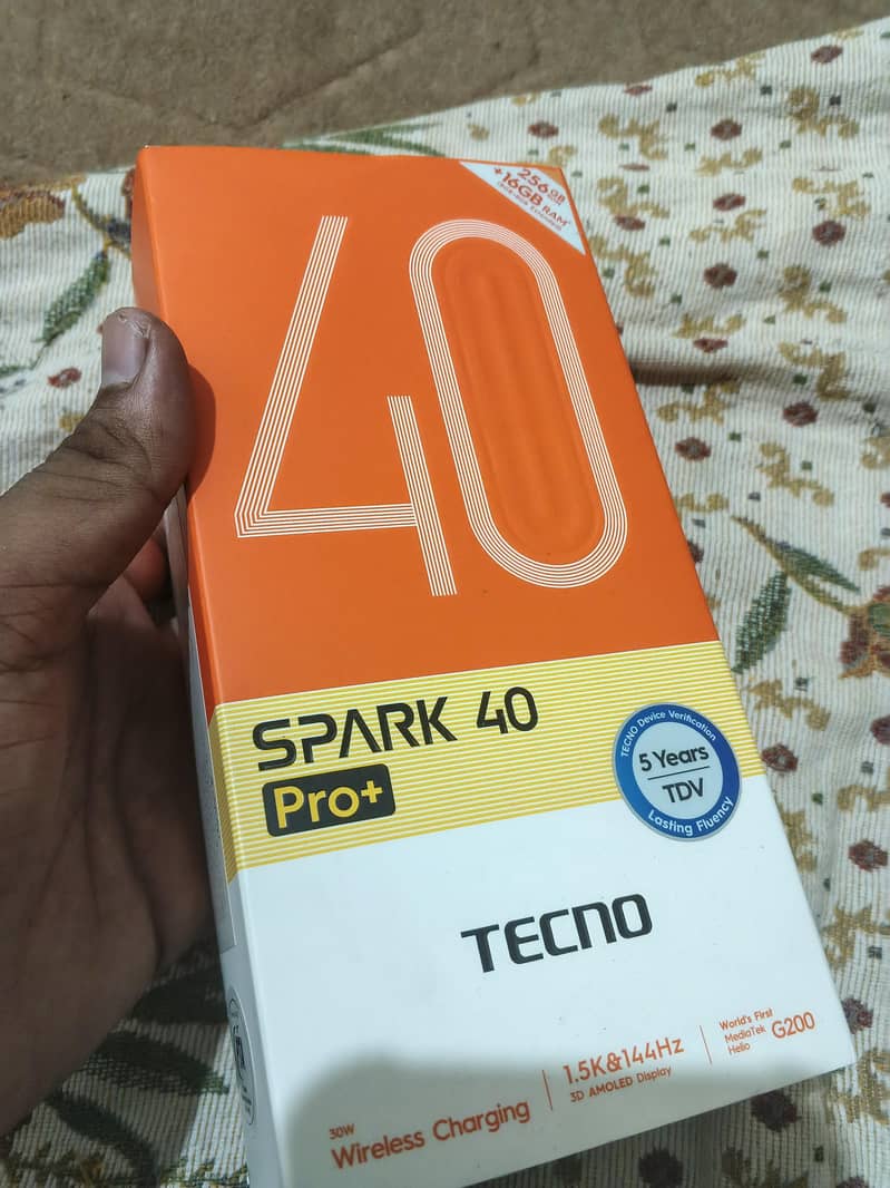 Tecno spark 40pro plus 6