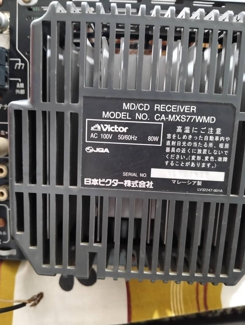 Victor CD MD amplifier 3