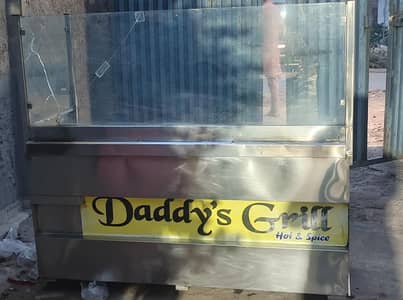 Fast food counter for sale Lahore Grill fryer shawarma
