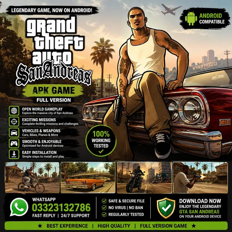 GTA San Andreas Apk Version 0