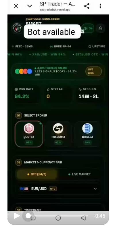 Quotex trading bot