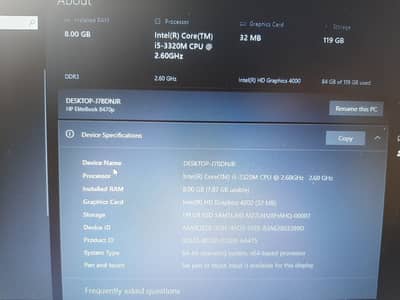 HP ELITEBOOK 8470p urgent sale