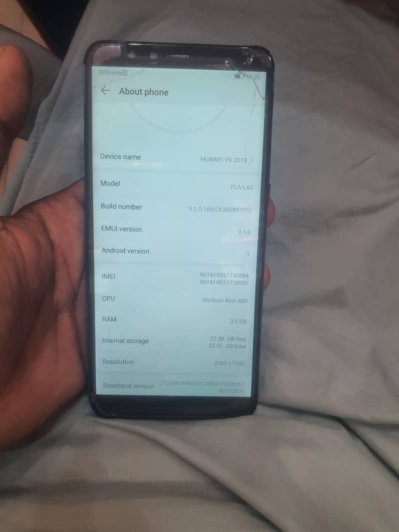 Huawei y9 complete box 4