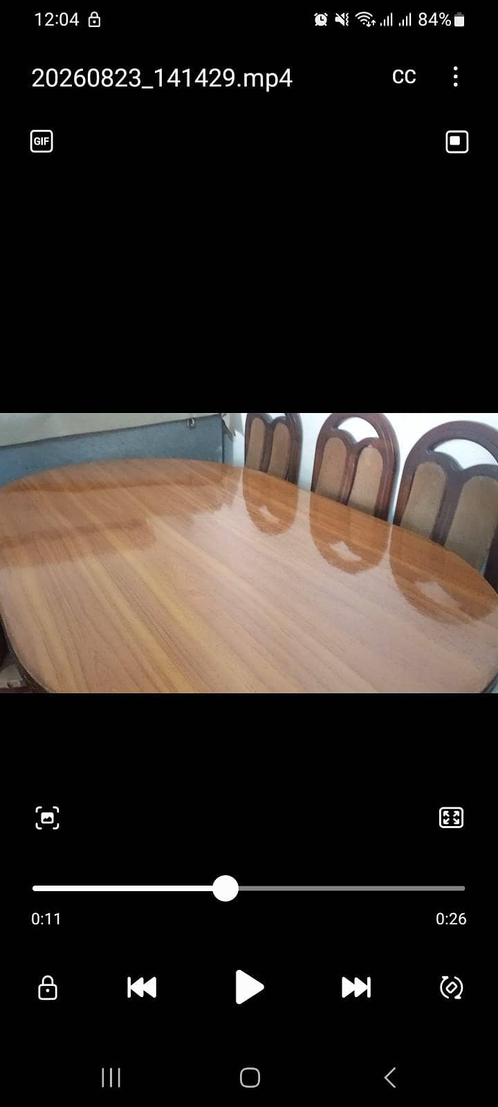 dining table and chairs 1