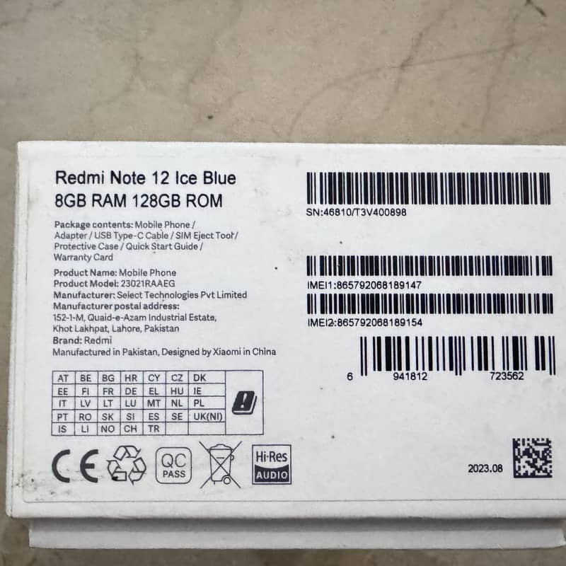 Xiaomi Redmi Note 12 2