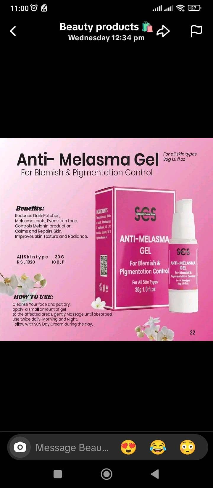 melasma gel 0