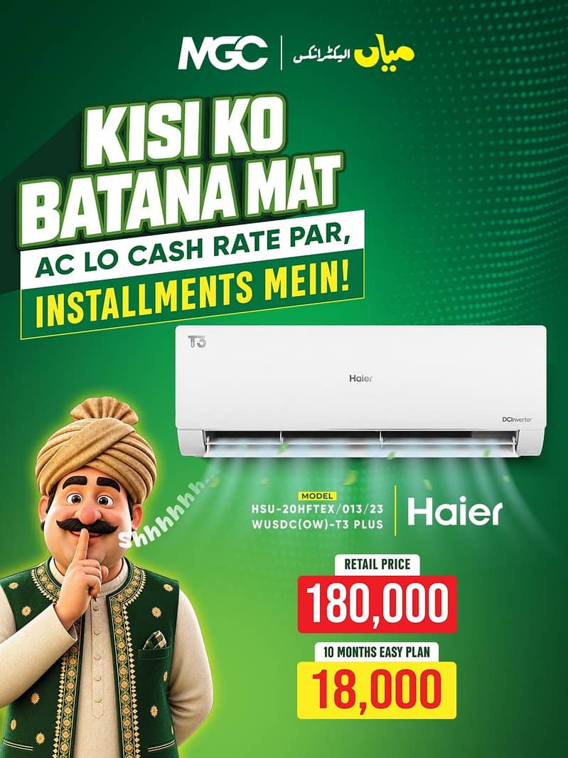 Mian Electronics Installment Rate 2