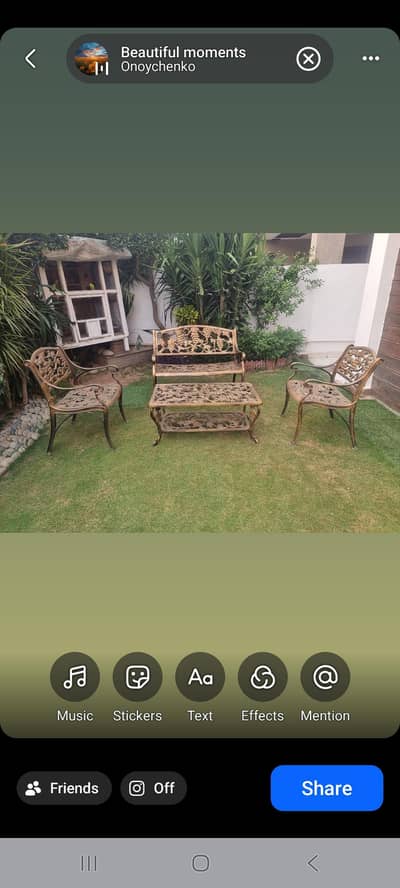 garden chairs
