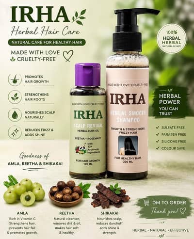 Irha Herbal oil & Shampo