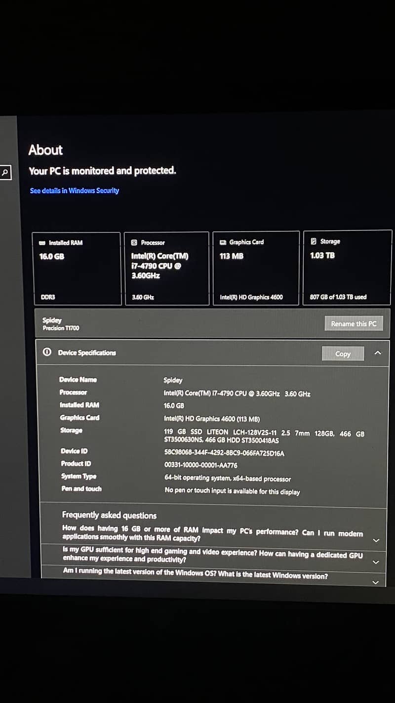 Intel Core i7-4790 6