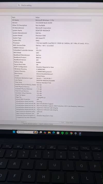 Dell Precision 5560