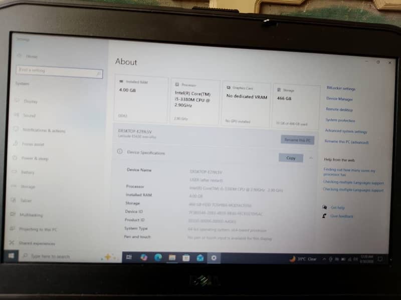 Dell latitude E5430 3