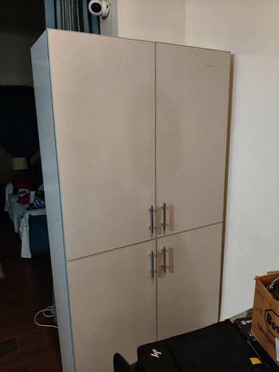 4 Door Wooden Cupboard Cabinet brand new Almari with Drawers