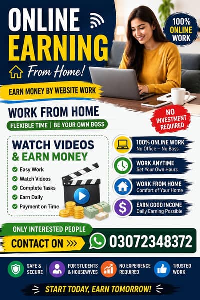 Earn Money Online From Home – Start Today!