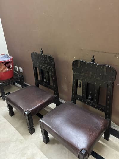 Wodden Chairs Set for sale