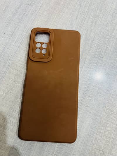 Redmi Note 11 Pro Premium Brown Silicone Cover | New