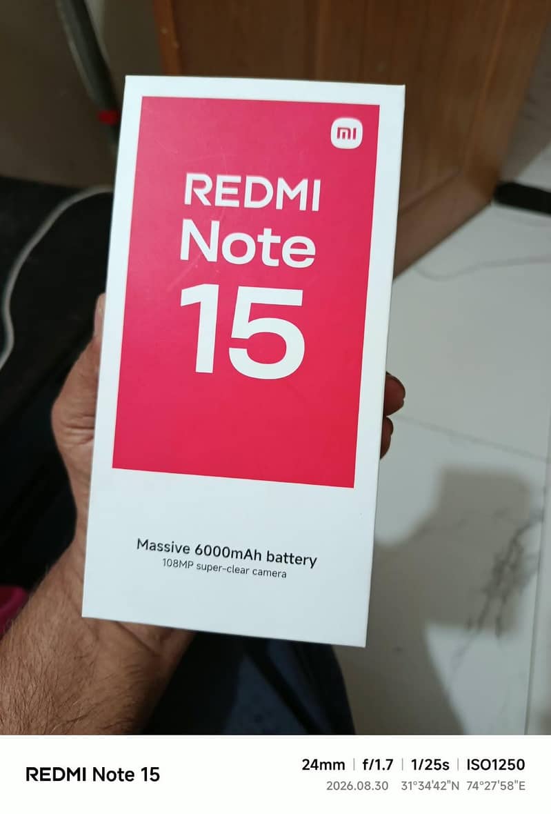 Xiaomi Redmi Note 15 6