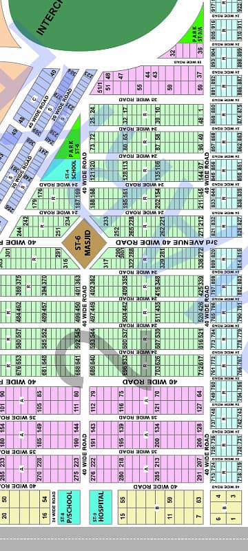 West Open 120 Sq Yard Plot Sale In Saadi Garden Block 2 And 3 Scheme 33 Karachi