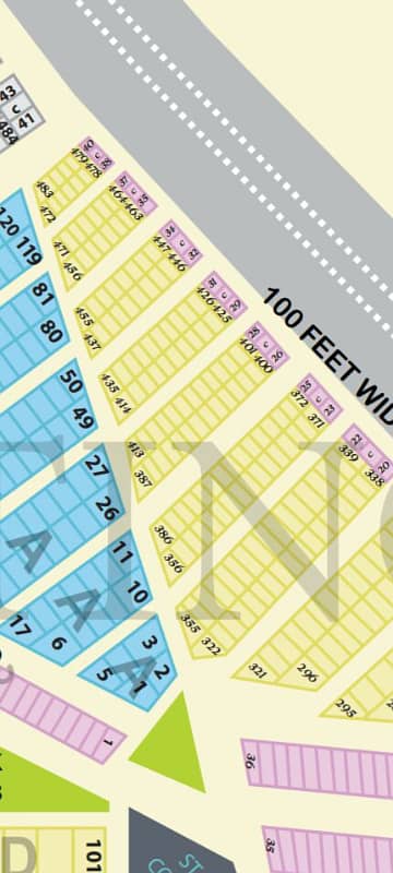 Corner 120 Sq Yards Plot Available In Vip Block 1 Saadi Garden Scheme 33 (Lease File)