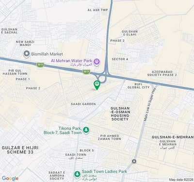 88 Square Yard Commercial Plot Sale In Saadi Garden Block 2 Scheme 33 Karachi