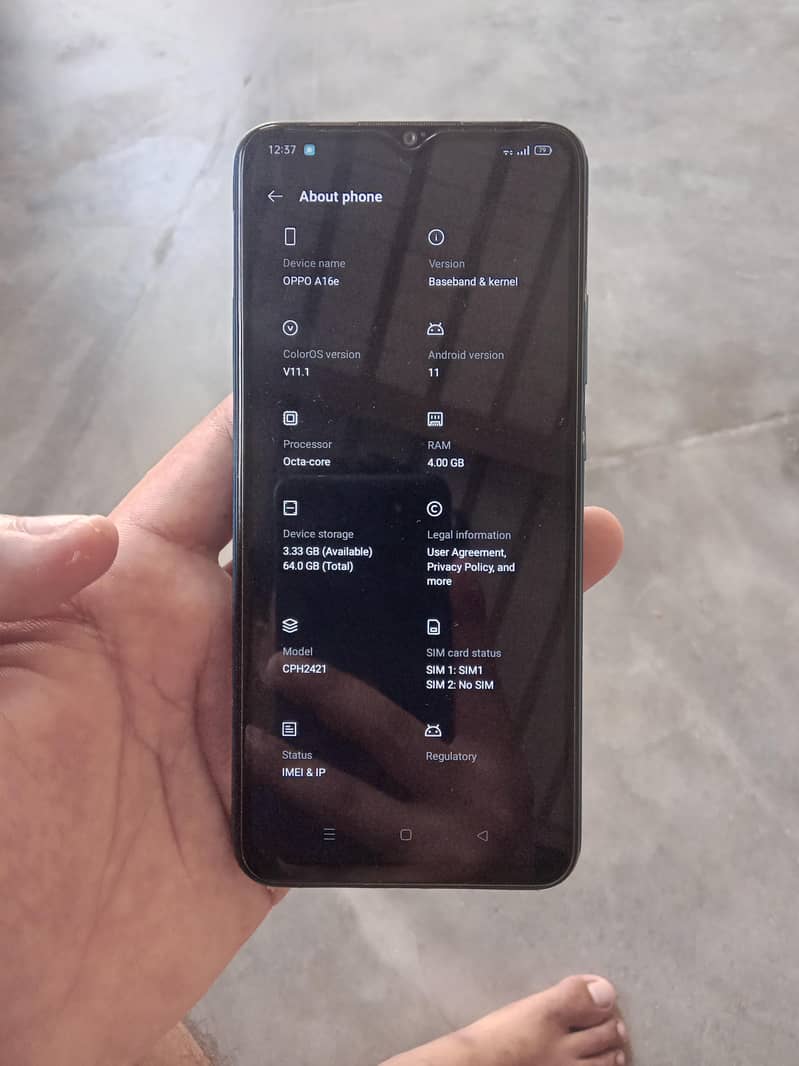 Oppo A16e 1