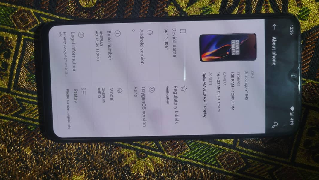 One Plus 6T 2