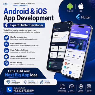 Android & iOS App Development | Expert Flutter Developer