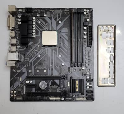 Gaming Combo B450M Motherboard - Ryzen 2600 Processor - 8GB DDR4 RAM