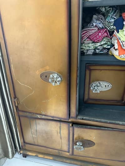Iron heavy wardrobe with norust brand new type