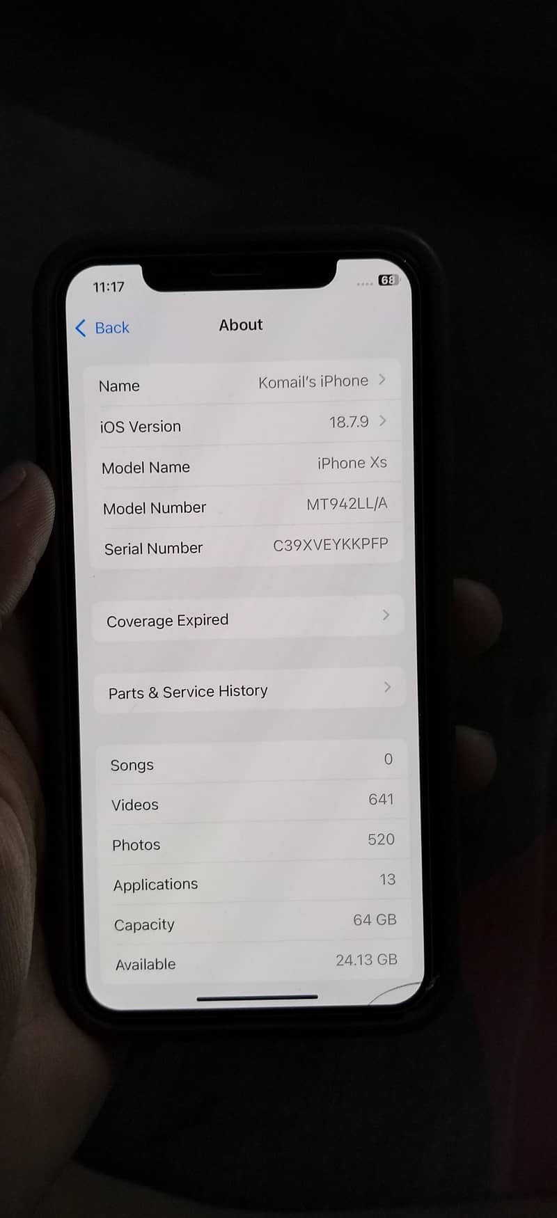 Apple iPhone XS 6