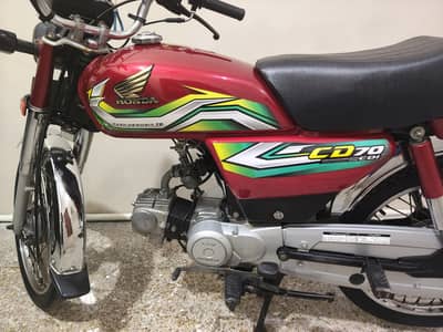 Honda cd 70 Red 2022 last month first owner