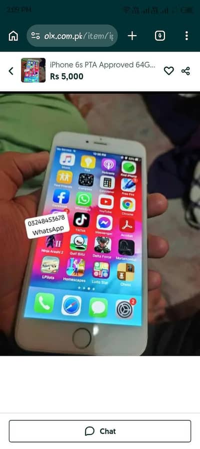 iPhone 6s PTA Approved 64GB Jo Colour Chahye Mill Jaega ‎ ‎