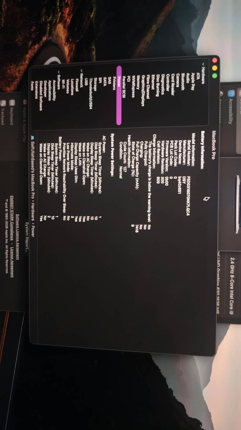 Macbook 2019 Pro Touchbar 5