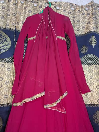 2pc long  maxi in pink color