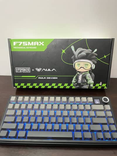 EPOMAKER x AULA F75 MAX - Black - Reaper Switches (TOP OF THE LINE)