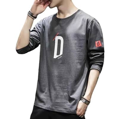 men's long sleeve T shirt