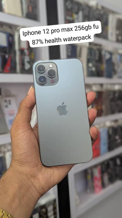 Apple iPhone 12 Pro Max 256 GB Water pack 40 din SIM time 87 health