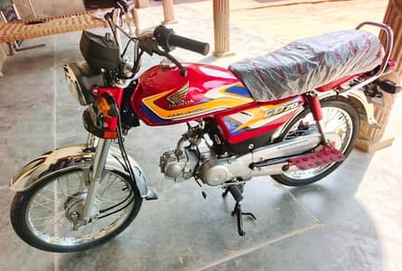 Honda CD70 Model 25 All Punjab Number