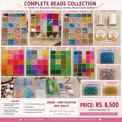  Complete Beads & Jewellery Making Collection – Large bundle.