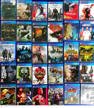 Ps4 Games Available for sell
