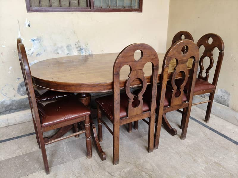 Dining table and chairs 1