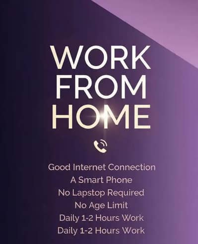 Real work no training fee no investment 
