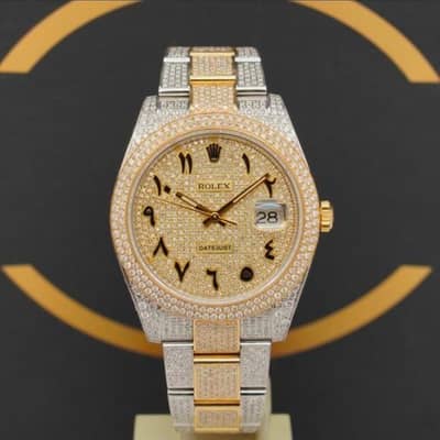ROLEX ICED OUT WATCH