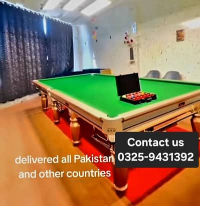 Snooker table For Sale at whole Sale Rate or Final Price
